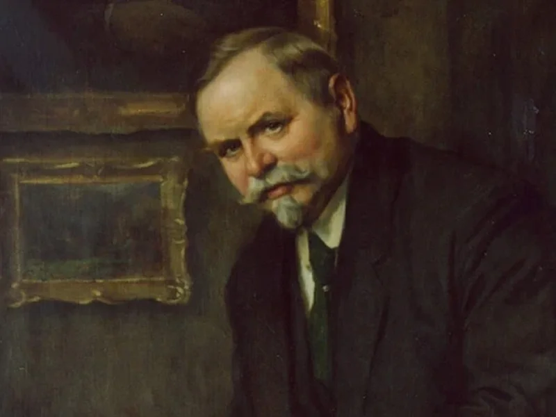 1868-František Jureček - Autoritratto
